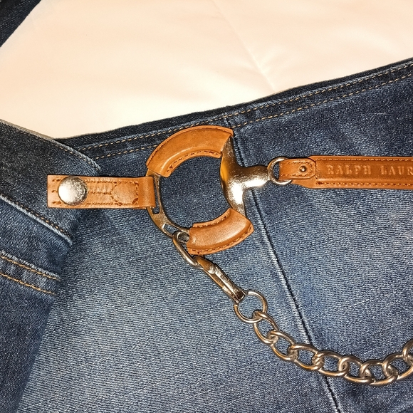 Ralph Lauren Ladies Equestrian Jeans w/Bridle Bit - Picture 4 of 11